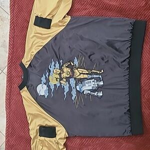 Her Universe Black and Gold Bomber Jacket